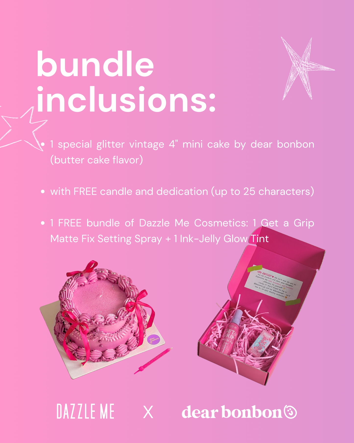 Dazzle Me x dear bonbon