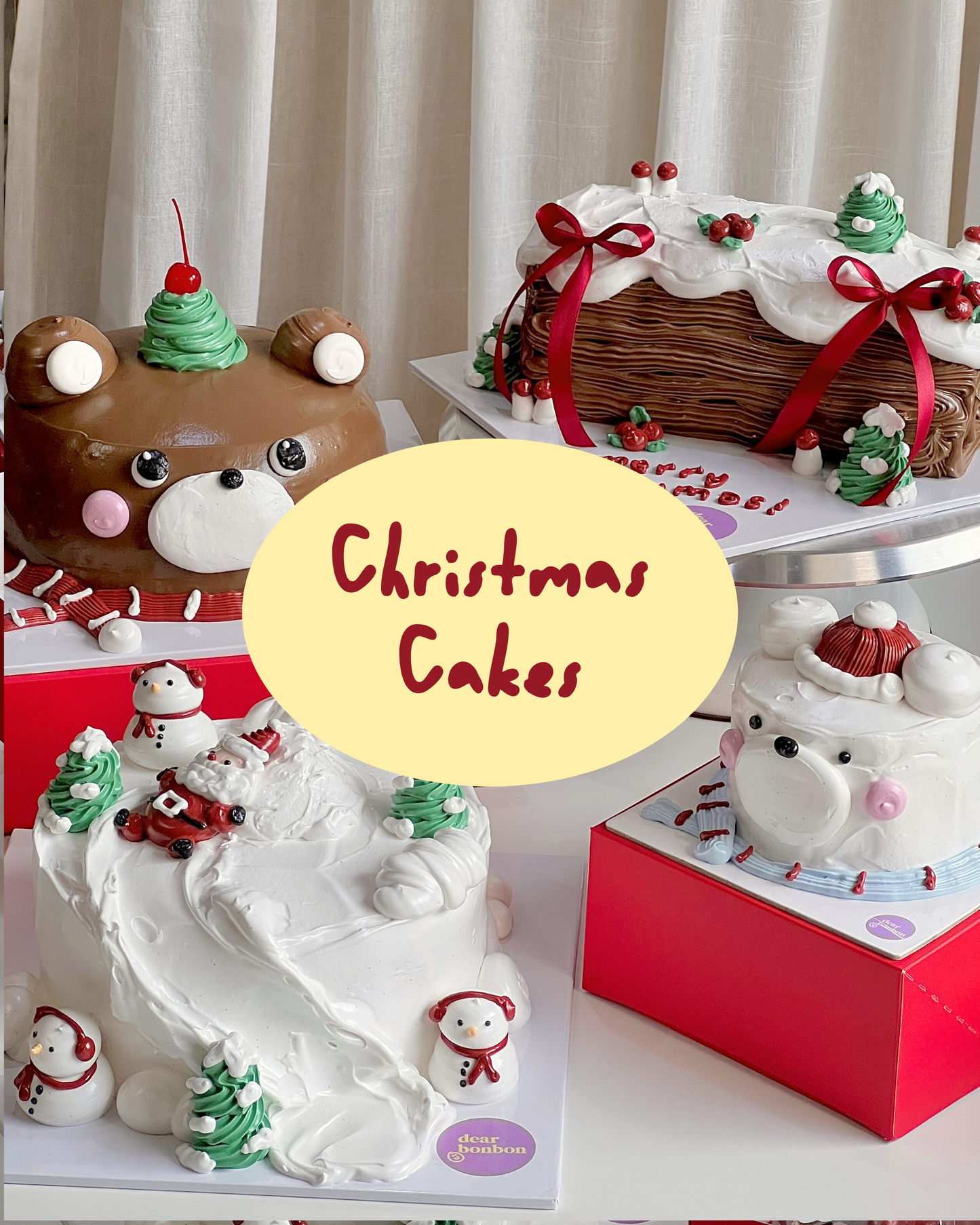 christmas cakes